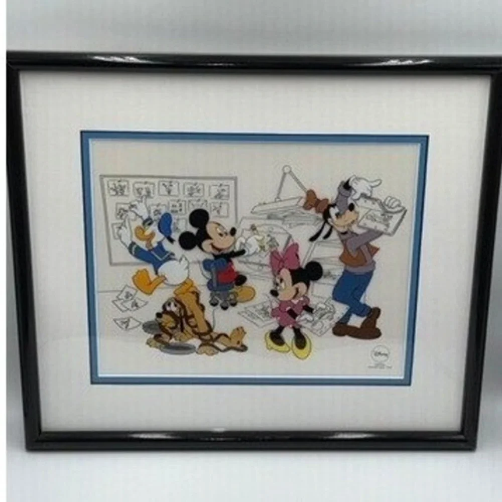 Disney At the Studio with the Fabulous Five Limited Edition Sericel Framed COA - Picture 2 of 8